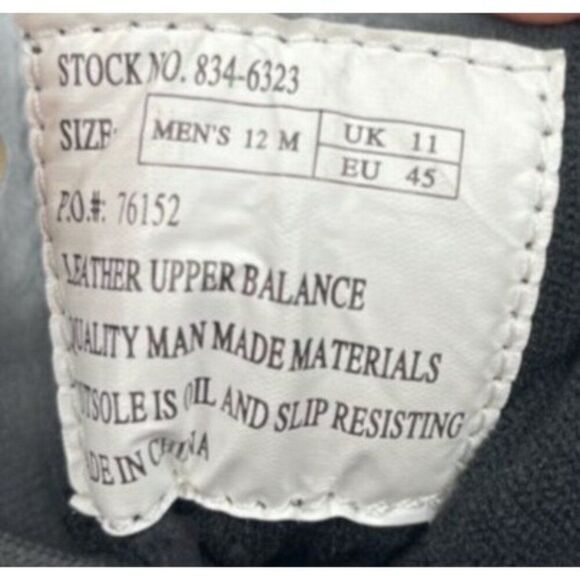 Thorogood Mens 8" Stealth Combat Boots Black Leather Side Zip Lace Up 12 M New - Picture 5 of 12